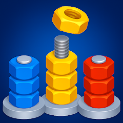 Color Puzzle: Nuts & Bolt Sort app icon